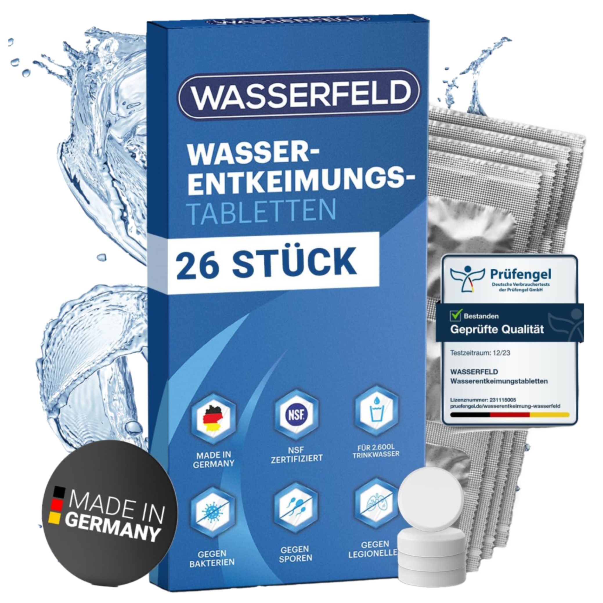 Wasserentkeimung - Tabletten