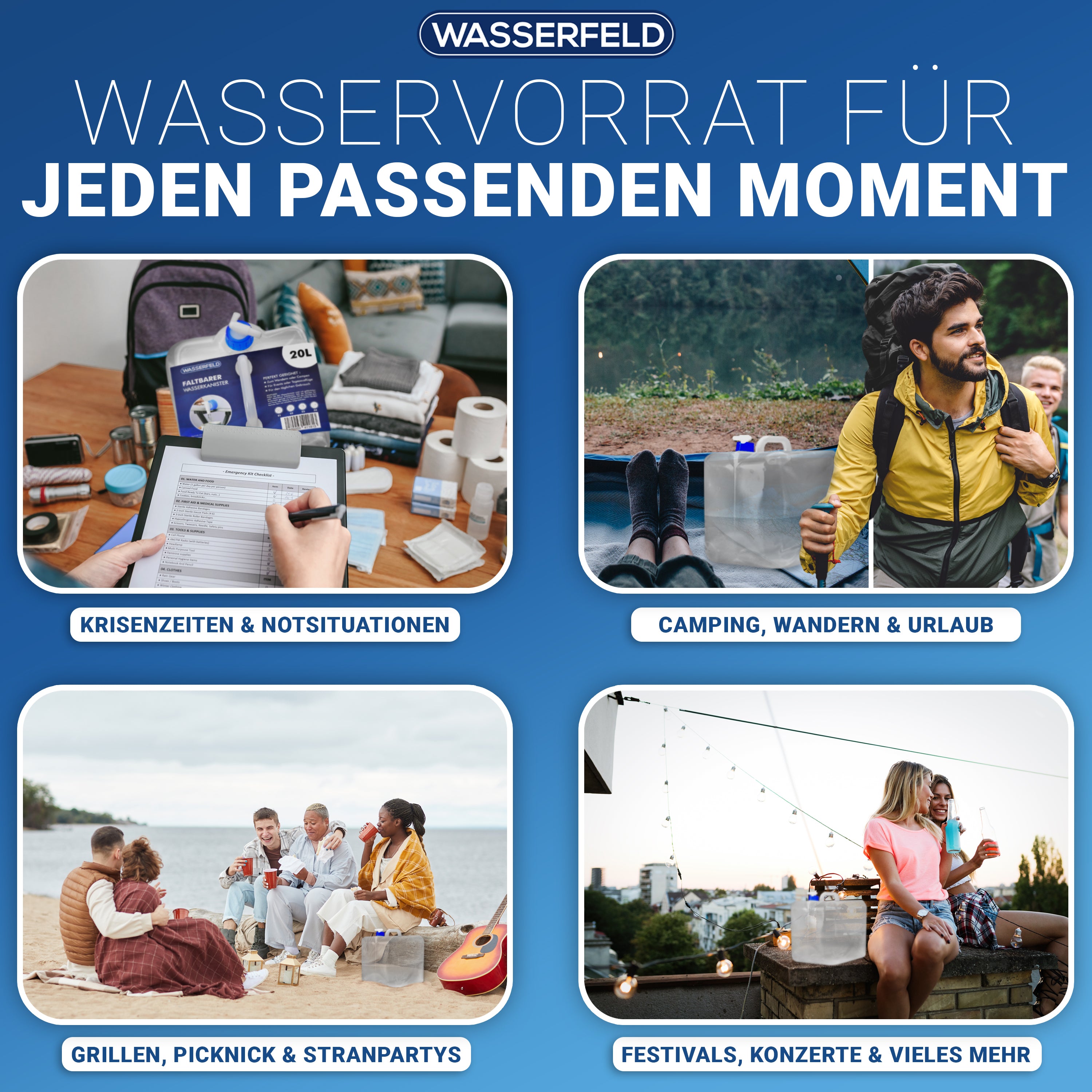 Faltbare Wasserkanister